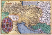 DE JODE, GERARD: MAP OF THE DANUBE BASIN
